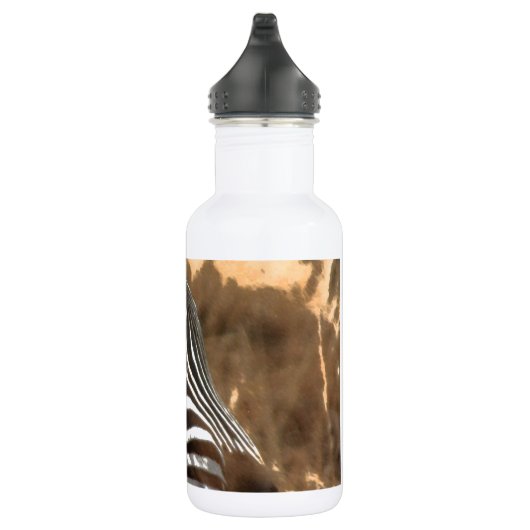 Zebra-Streifen Edelstahlflasche (Rechts)