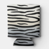 Zebra Streifen Exotic Animal Print Dosenkühler (Rückseite)