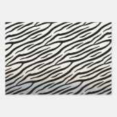Zebra Streifen Exotic Animal Print Geschenkpapier Set (Vorderseite 2)