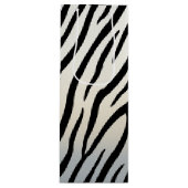 Zebra Streifen Exotic Animal Print Geschenktüte Für Weinflaschen (Vorderseite)