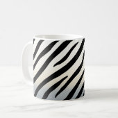 Zebra Streifen Exotic Animal Print Kaffeetasse (Vorderseite Links)