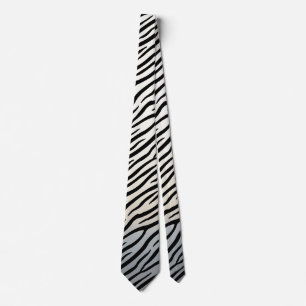Zebra Streifen Exotic Animal Print Krawatte