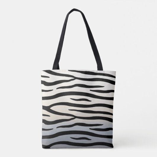 Zebra Streifen Exotic Animal Print Tasche (Rückseite)