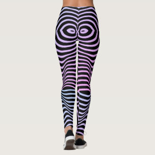 Zebra Streifen - Geometrisches Muster - Leggings