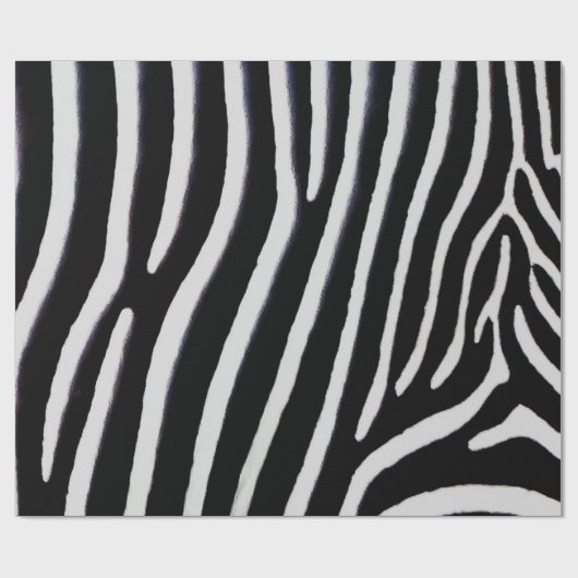 Zebra-Streifen Geschenkpapier (Flach)