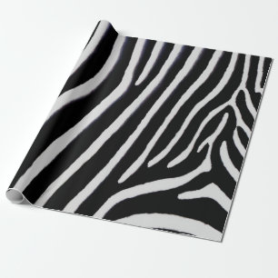 Zebra-Streifen Geschenkpapier
