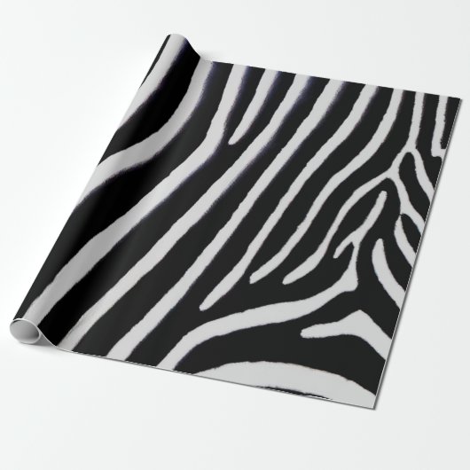 Zebra-Streifen Geschenkpapier (Ungerollt)