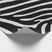 Zebra-Streifen Geschenkpapier (Ecke)