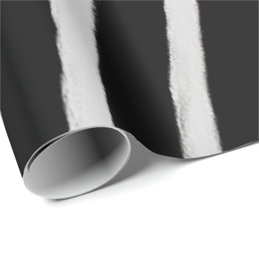 Zebra-Streifen Geschenkpapier (Rolleneckpunkt)