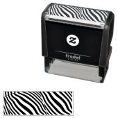 Zebra Streifen gestalten Ihre eigene Permastempel (Beispiel)