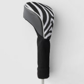 Zebra-Streifen Golf Headcover (angewinkelt)