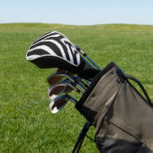 Zebra-Streifen Golf Headcover (In SItu)