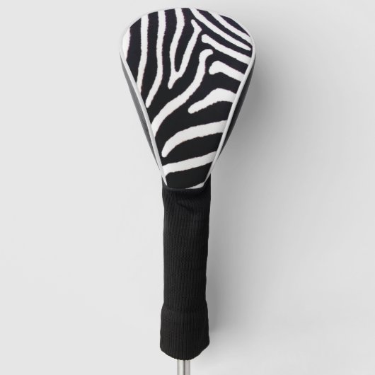 Zebra-Streifen Golf Headcover (Vorderseite)