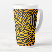 Zebra-Streifen in Golden Yellow Milchtasse (Rechte Ecke)