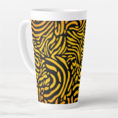 Zebra-Streifen in Golden Yellow Milchtasse (Linke Ecke)