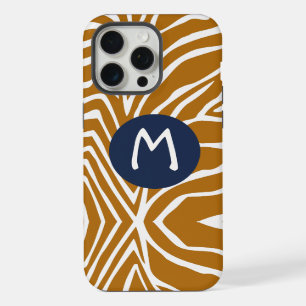 Zebra-Streifen in jeder Farbe Personalisieren Mono iPhone Hülle