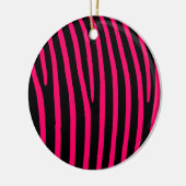 Zebra-Streifen Keramikornament (Links)