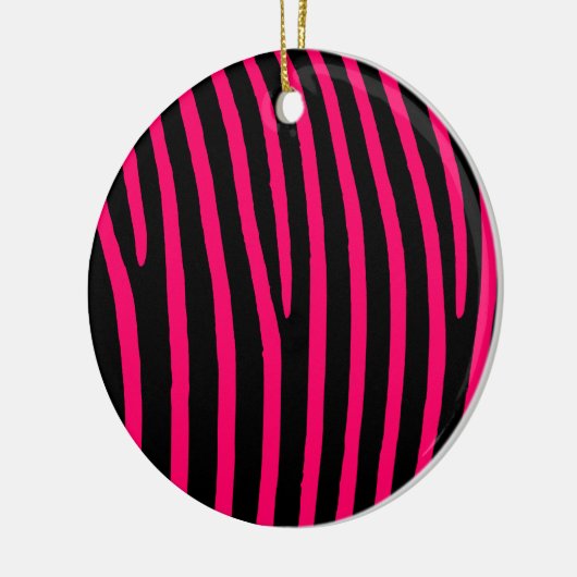 Zebra-Streifen Keramikornament (Links)