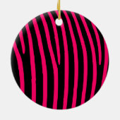 Zebra-Streifen Keramikornament (Hinten)