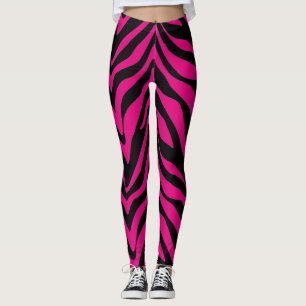 Zebra Streifen Leggings
