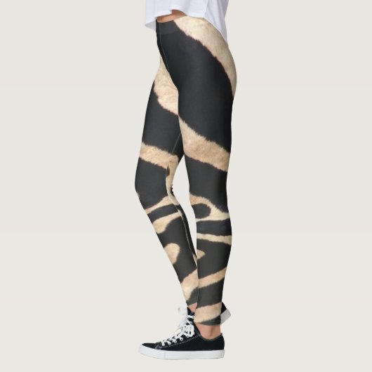Zebra-Streifen-Leggings Leggings (Links)