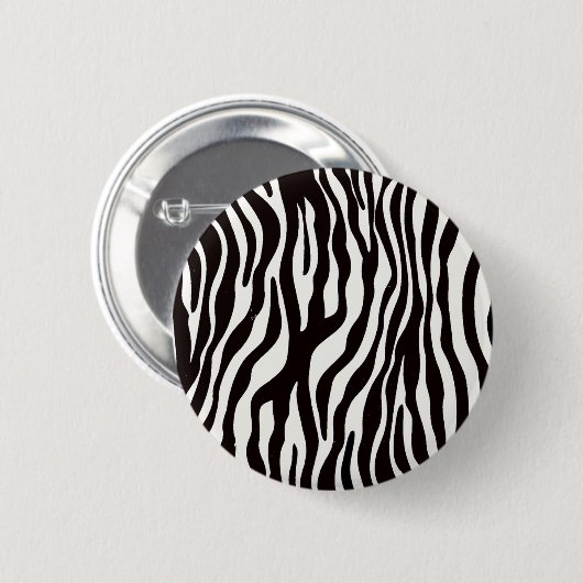 Zebra-Streifen-Mischungs-u. Match-Sammlerstücke - Button (Vorne & Hinten)