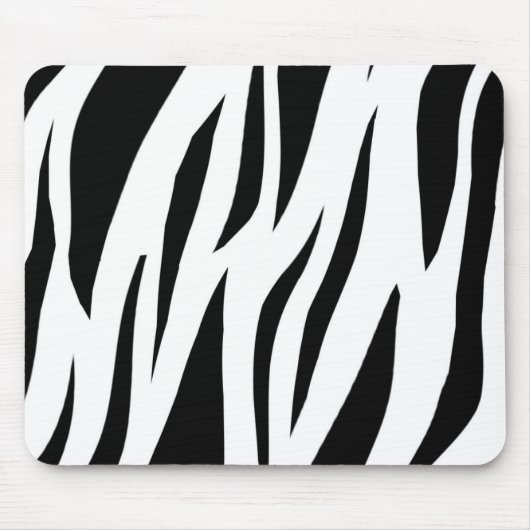 Zebra-Streifen Mousepad (Vorne)