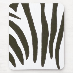 Zebra-Streifen, Mousepads für Wildtiere