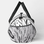 Zebra Streifen Muster Duffle Bag (Rechts)