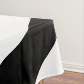 Zebra Streifen Muster schwarz-weiß + Ihre Ideen Tischdecke (Beispiel)