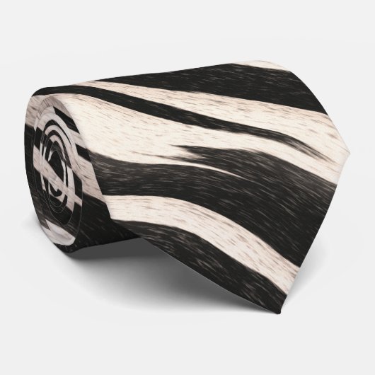 Zebra Streifen nahtlose Textur + Ihre Ideen Krawatte (Gerollt)