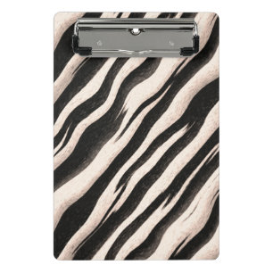Zebra Streifen nahtlose Textur + Ihre Ideen Mini Klemmbrett