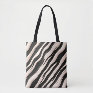 Zebra Streifen nahtlose Textur + Ihre Ideen Tasche