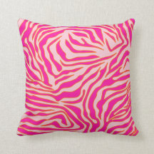 Zebra Streifen Rosa Orange Wild Animal Print