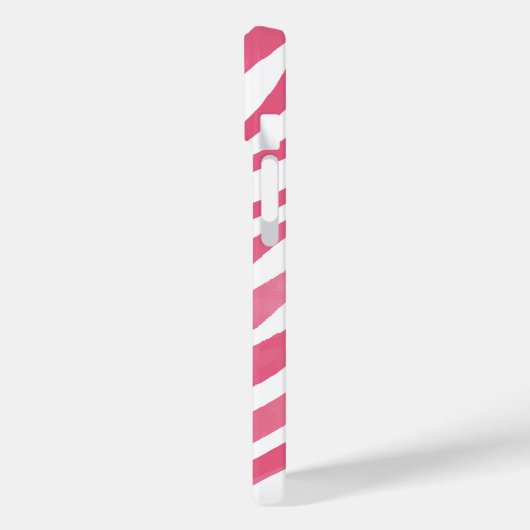 Zebra Streifen Rosa Wildtierdrucke Case-Mate iPhone Hülle (Rückseite / Links)