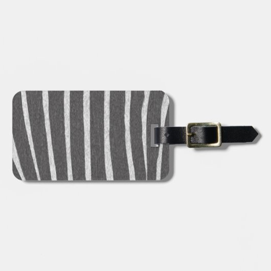 Zebra-Streifen-Sammlung Gepäckanhänger (Vorderseite horizontal)