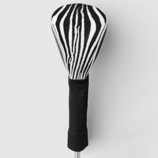 Zebra Streifen Schwarz-Weiß Golf Kopfbedeckung Headcover