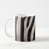 Zebra Streifen Schwarz-Weiß Kaffeetasse (Links)