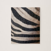 Zebra Streifen Schwarz-Weiß Puzzle (Vertikal)