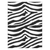Zebra Streifen Schwarz/Weiß | Safari Animal Print Tischdecke (Vorderseite)