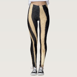 Zebra-Streifen-Tier-Tierdruck-Bein-Strümpfe Leggings