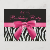 Zebra-Streifen u. Pink druckten Bogen-60.