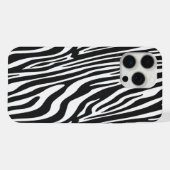ZEBRA-STREIFENMUSTER iPhone HÜLLE (Rückseite (Horizontal))