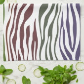 Zebra Stripe Abstrakt Handtuch (Gefaltet)