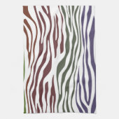 Zebra Stripe Abstrakt Handtuch (Vertikal)