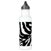 Zebra Stripe Animal Print Edelstahlflasche (Links)