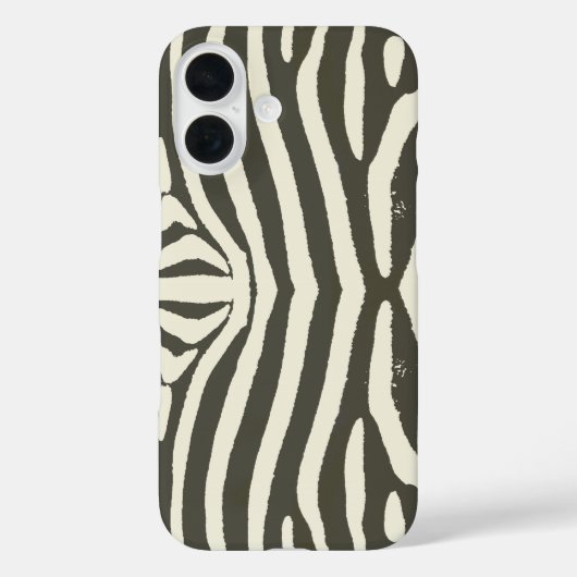 Zebra Stripe Animal Print Muster Case-Mate iPhone Hülle (Rückseite)
