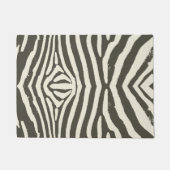 Zebra Stripe Animal Print Muster Fußmatte (Vorderseite)