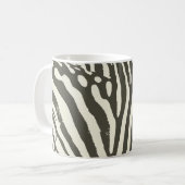 Zebra Stripe Animal Print Muster Kaffeetasse (Vorderseite Links)