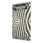 Zebra Stripe Animal Print Muster Mini Klemmbrett (Gewinkelt2)